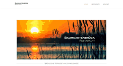 Desktop Screenshot of baumgartenbrueck.de